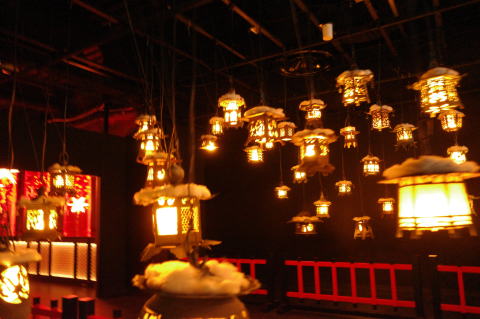 アートアクアリウム美術館 GINZA入口アジア街路風